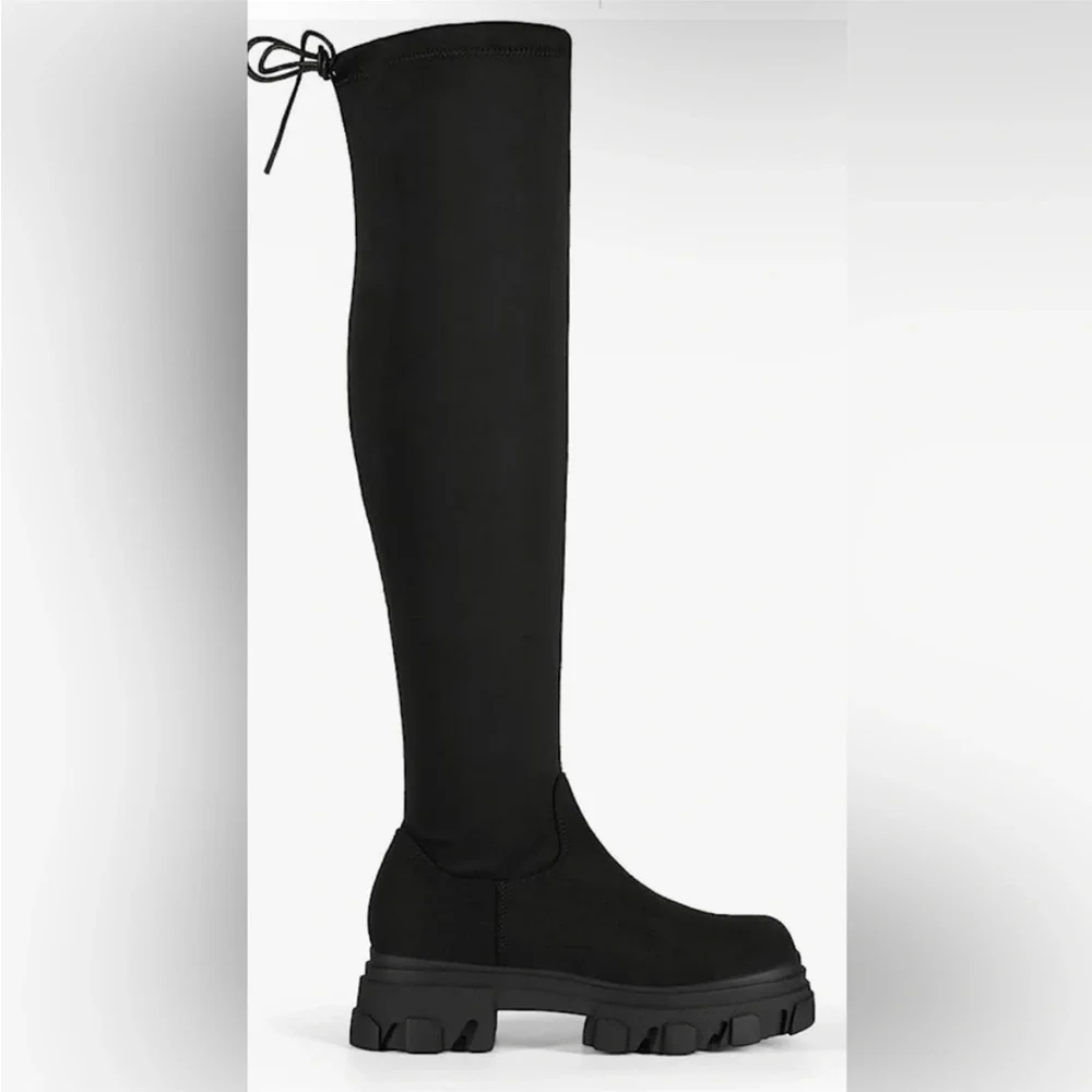 Never worn DREAM PAIRS Women's Over The Knee Platform Thigh High Boots - Picture 4 of 6